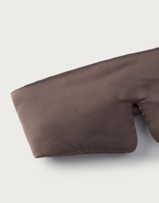 Silk Pillow Eye mask - Dark Truffle