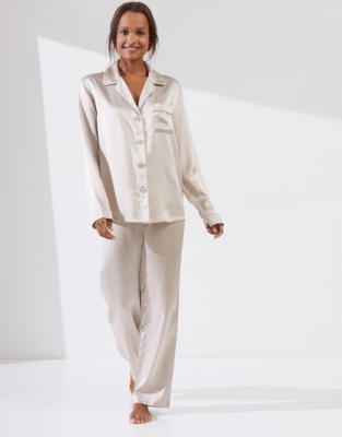 Silk pajamas best sale white company