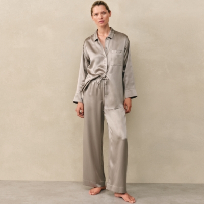 Silk Relaxed Pyjama Bottoms