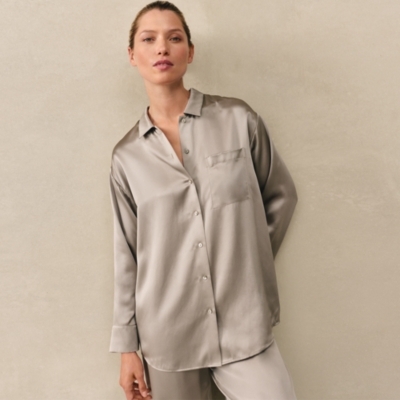 Silk Relaxed Pyjama Shirt