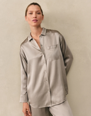 Silk Relaxed Pyjama Shirt