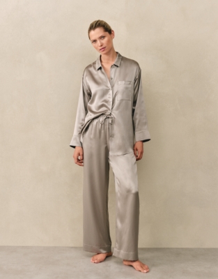 Silk Relaxed Pyjama Shirt