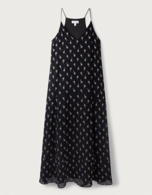 white strappy jacquard shift dress