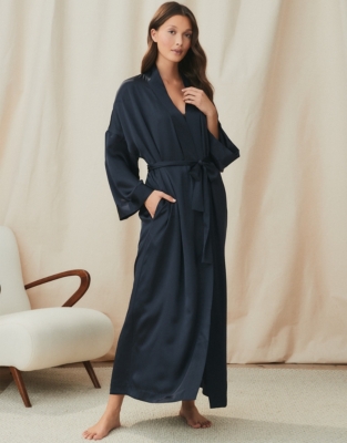 Silk Robe Silk Nightwear The White Company UK