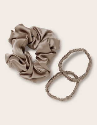 Silk Scrunchies – 3 Pack 