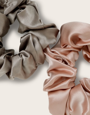 Silk Sleep Scrunchies – 2 Pack