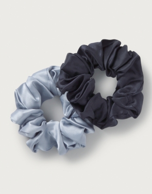 Silk Sleep Scrunchies – Set of 2