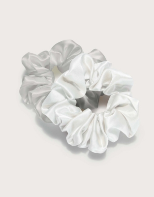 Silk Sleep Scrunchies – Set of 2