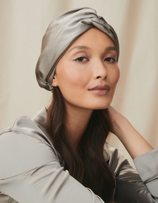 Silk Sleep Turban Sleepwear Sale The White Company US