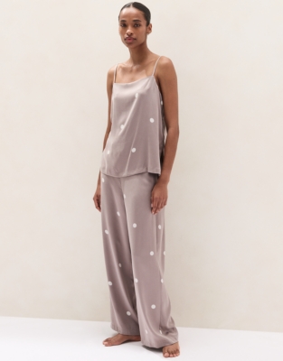 Silk Spot Cami Pyjama Set