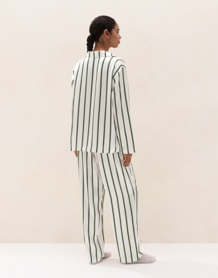 Silk Stripe Classic Pyjama Set