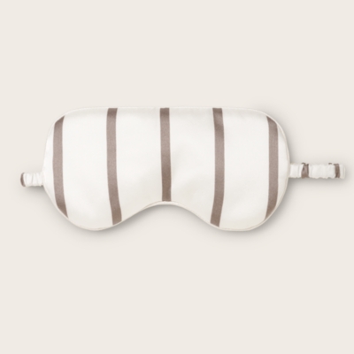 Silk Stripe Eye Mask