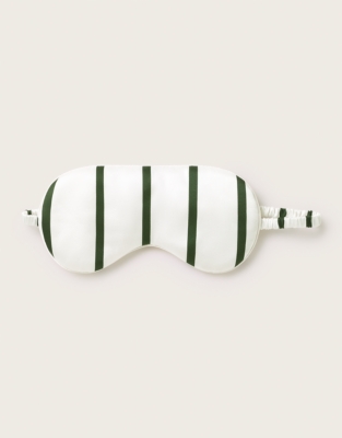Silk Stripe Eye Mask