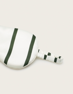 Silk Stripe Eye Mask
