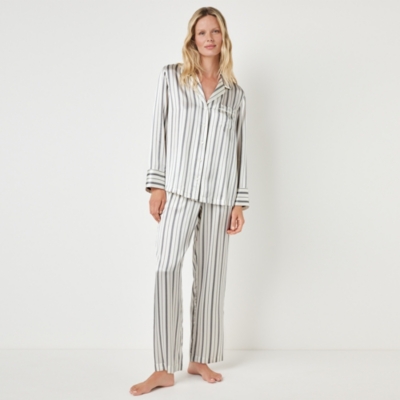 Silk Stripe Pyjama Set