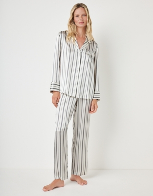 Silk Stripe Pyjama Set