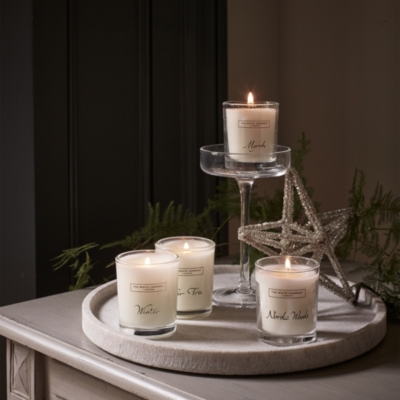 Silver Beaded Star Decoration Large Christmas Decorations The