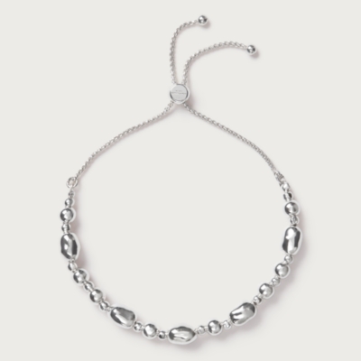 Silver Droplet Friendship Bracelet