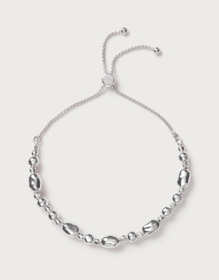 Silver Droplet Friendship Bracelet