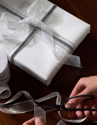 Silver Mixed Ribbons – Set of 3