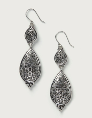 Silver Ox Boho Earrings Accessories Sale The White Company