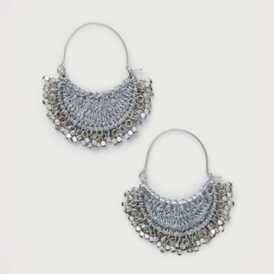 Silver Plated Drop Earrings