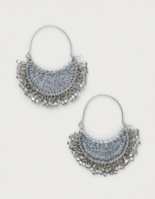 Silver Plated Drop Earrings