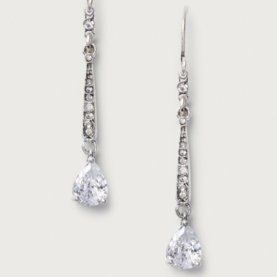 Silver Plated Ox Deco Sparkle Earring