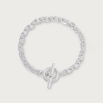 Silver Plated T-Bar Bracelet