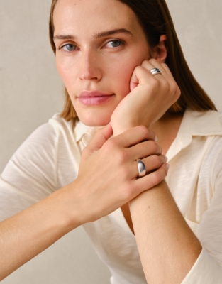 Silver Stacking Rings – Set of 3