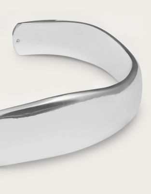 Silver Statement Bangle