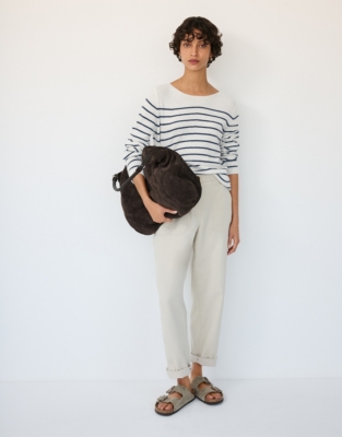 Simple Breton Jumper with Cashmere