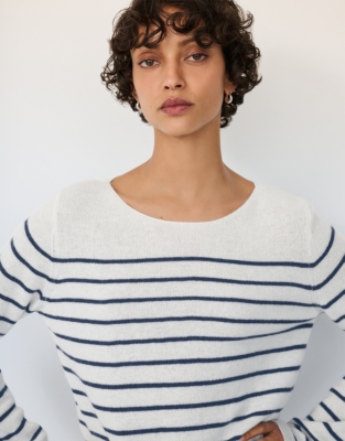 Simple Breton Jumper with Cashmere