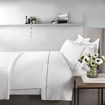 Single Row Cord 200 Thread Count Egyptian Cotton Bed Linen Collection