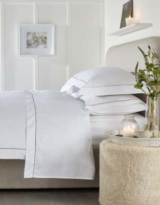 Single Row Cord Cotton Duvet Cover Set