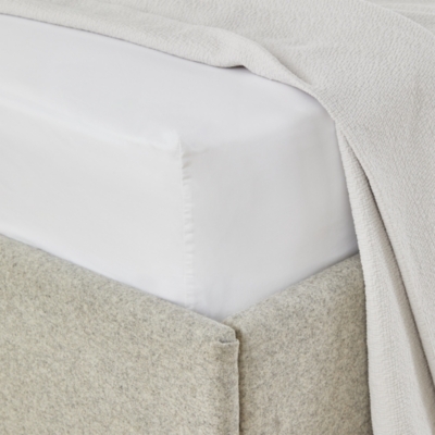 Single Row Cord Cotton Fitted Sheet & Classic Pillowcase Set