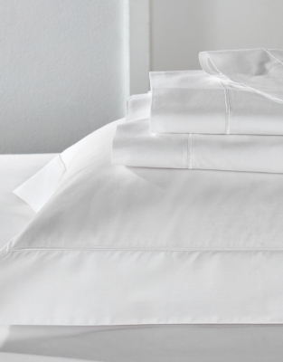 Single Row Cord Cotton Flat Sheet – Set of 2