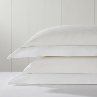 White company discount square pillow cases