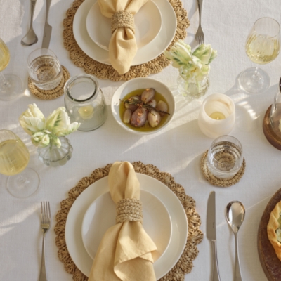 Sisal Napkin Rings – Set of 4