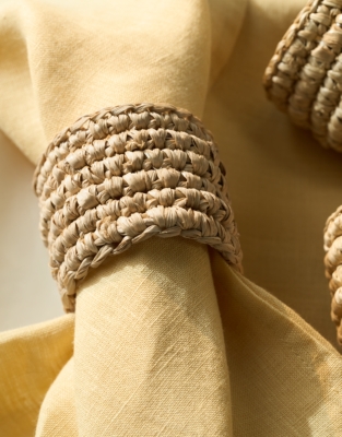 Sisal Napkin Rings – Set of 4