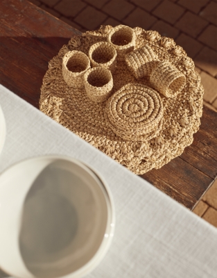 Sisal Napkin Rings – Set of 4