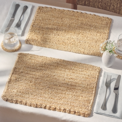 Sisal Rectangular Placemats – Set of 2