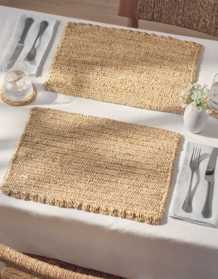 Sisal Rectangular Placemats – Set of 2
