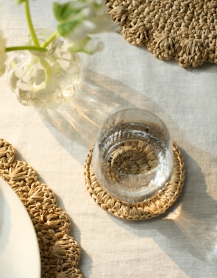 Sisal Round Coasters – Set of 4