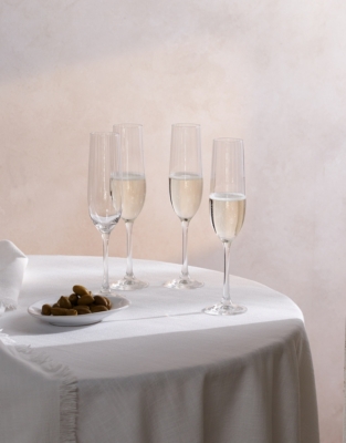 Skye Optic Champagne Flutes – Set of 4