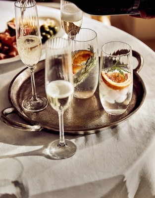 Skye Optic Champagne Flutes – Set of 4