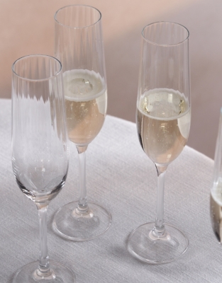 Skye Optic Champagne Flutes – Set of 4
