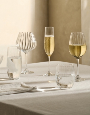 Skye Optic Champagne Flutes – Set of 4