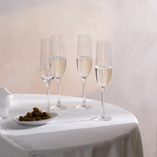 Skye Optic Champagne Flutes – Set of 4