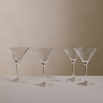 Skye Optic Martini Glasses – Set of 4